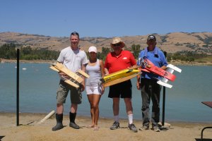 The Top 3 Finishers in A OUTBOARD HYDRO