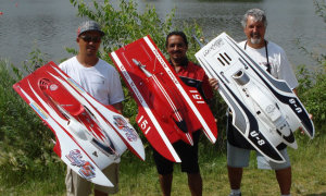 The Top 3 Finishers in GX-1 SPORT HYDRO