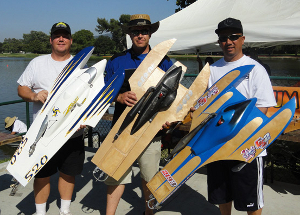 The Top 3 Finishers in GX-1 SPORT HYDRO