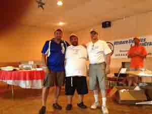 The Top 3 Finishers in 1/8th Scale Hydroplane