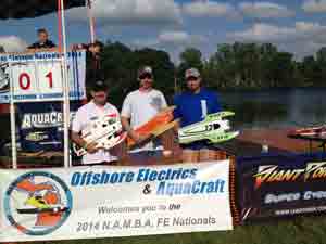 The Top 3 Finishers in N-2 Sport Hydro