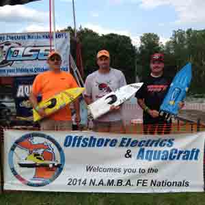 The Top 3 Finishers in P Offshore