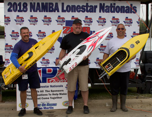 The Top 3 Finishers in Lone Star Enduro