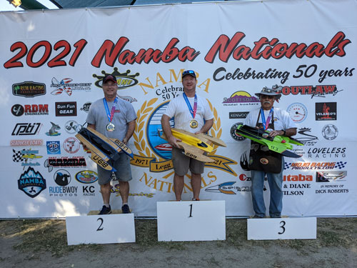 The Top 3 Finishers in P Sport Hydro