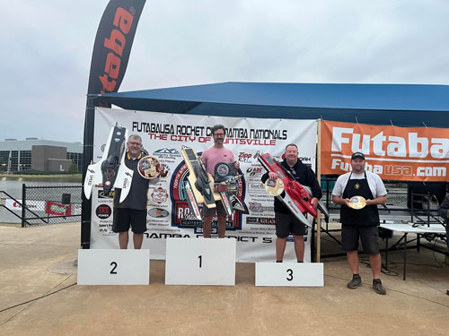 The Top 3 Finishers in GX-2 Sport Hydro