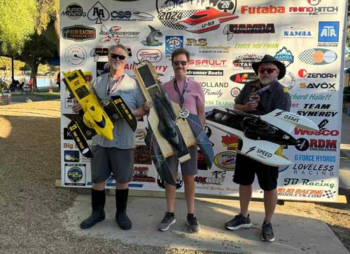 The Top 3 Finishers in G-1 Sport Hydro