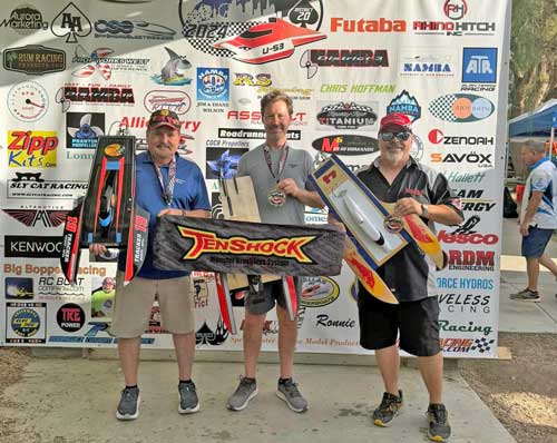 The Top 3 Finishers in P Sport Hydro