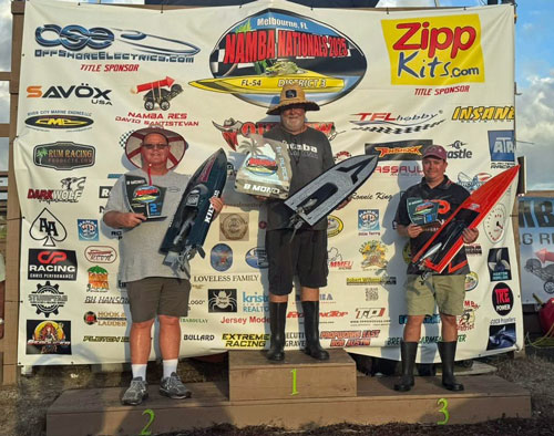 The Top 3 Finishers in B Mono