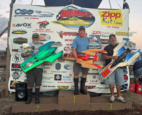 The Top 3 Finishers in G-1 Sport Hydro