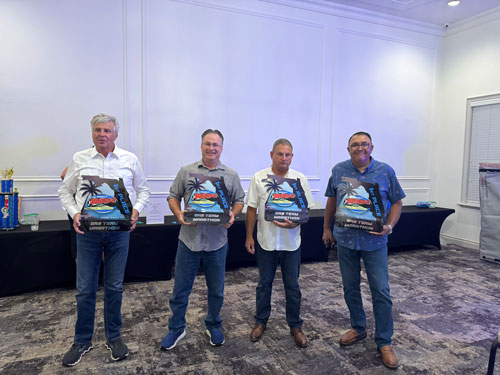 The Top 3 Finishers in Gas Team Marathon