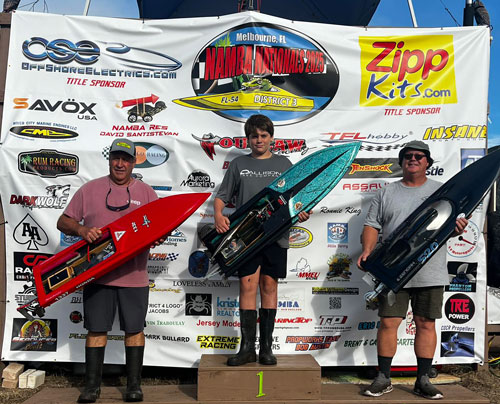 The Top 3 Finishers in G Limited Mono