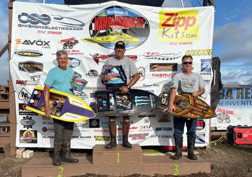 The Top 3 Finishers in GX-2 Crackerbox