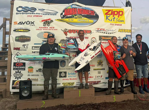 The Top 3 Finishers in GX-2 Catamaran