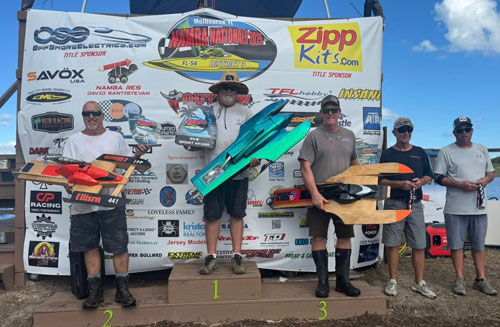 The Top 3 Finishers in GX-2 Sport Hydro