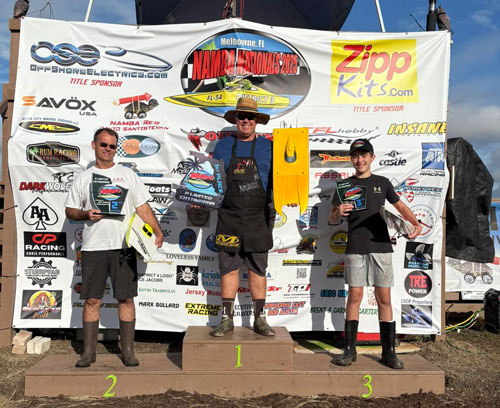 The Top 3 Finishers in P Limited Catamaran