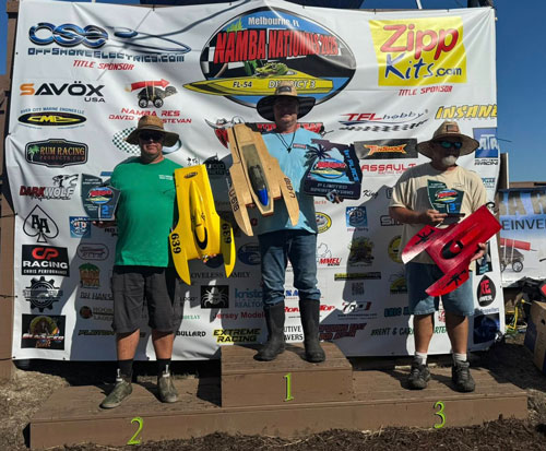 The Top 3 Finishers in P Limited Sport Hydro