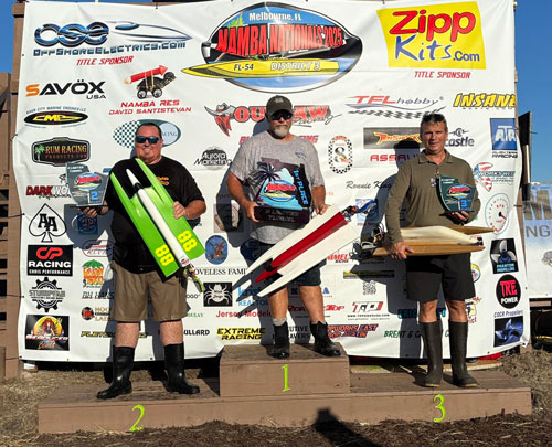 The Top 3 Finishers in P Limited OPC Tunnel