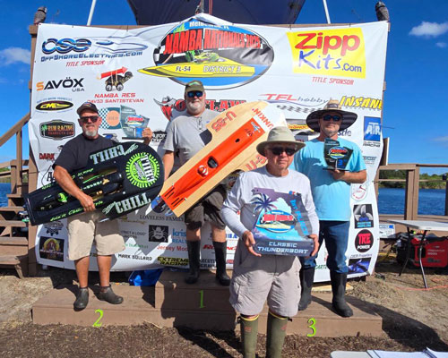 The Top 3 Finishers in Classic Thunderboat