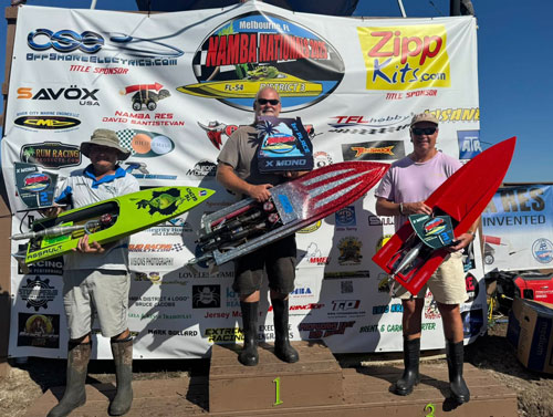 The Top 3 Finishers in X Mono